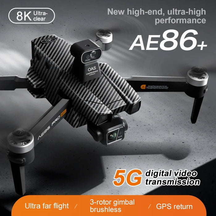 Brushless 8K Drone with Obstacle Avoidance and 8KM Range
