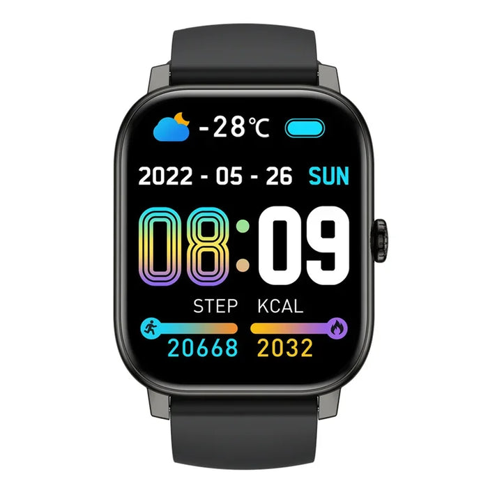 Fitness Smartwatch Pink – Heart Rate, Blood Pressure, 1.85" Screen