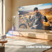 High-performance 4K Android 11 Projector with 650 ANSI, 1080P resolution, Auto Focus, BT 52, and WiFi 6 connectivity, featuring 360° rotation capability