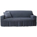 Upgrade your living space with this Plaid Seersucker Stretch Sofa Cover, designed to provide both style and protection for your furniture