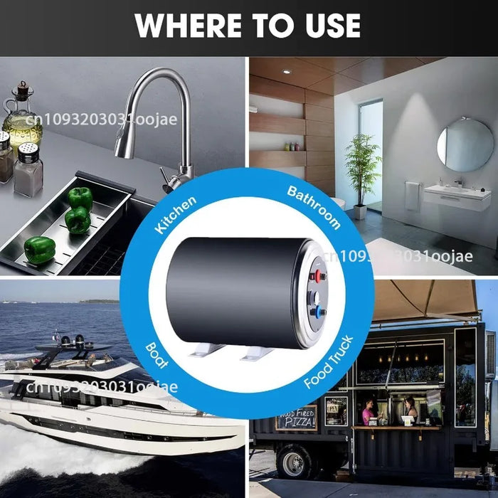 12V Electric Water Heater for RV, Shower, and Kitchen