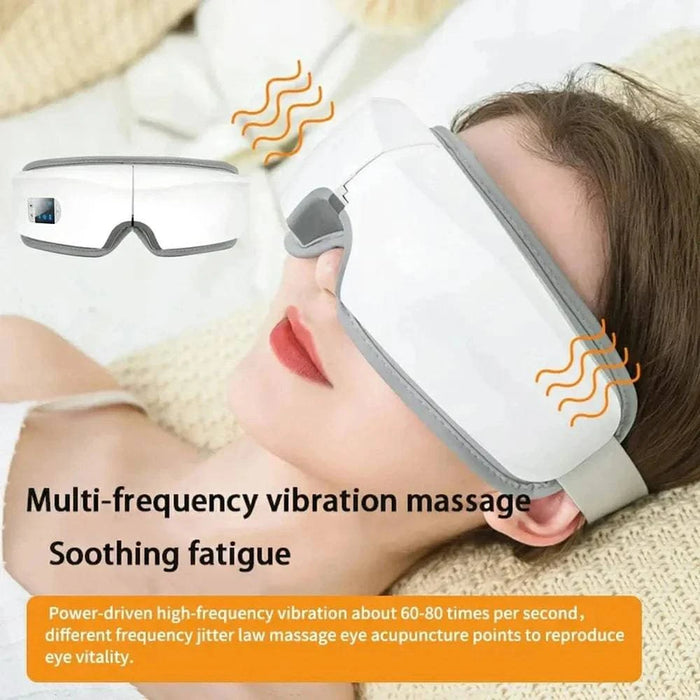 Smart Eye Massager with Hot Compress and Airbag Vibration “ Relieve Eye Fatigue and Improve Sleep - FLUXA