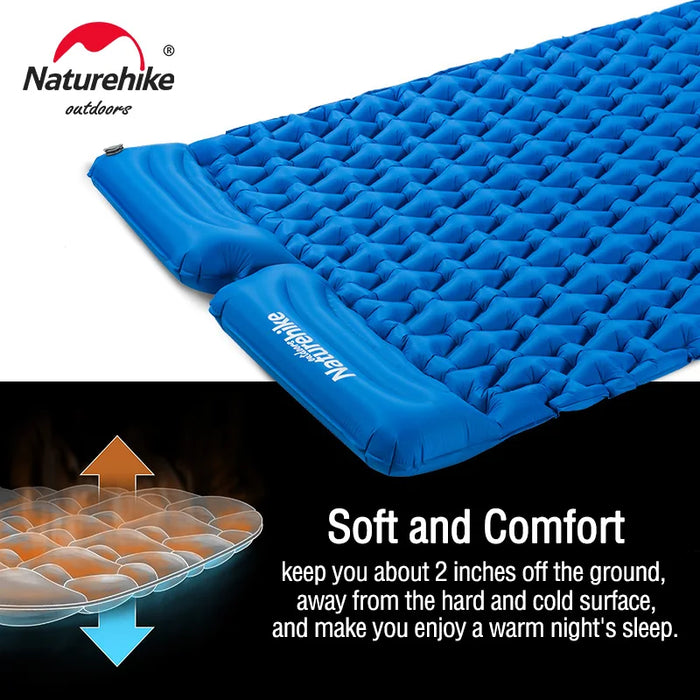 Compact Self-Inflating Air Mattress for Outdoor Adventures