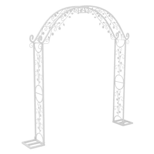 Elegant and sturdy metal wedding arch for outdoor and indoor use