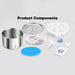 Stainless Steel Pet Water Fountain with Automatic Function and Easy Clean Feature for Pets of All Sizes