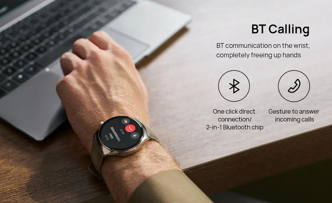 Long-lasting Battery Life of 50 days in basic mode and 15 days in daily mode
