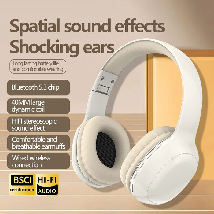 Wireless Bluetooth Headphones Waterproof, Noise Cancelling