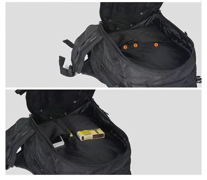 Black Tactical Backpack for Hiking, Camping & Outdoor Travel