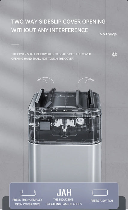50L Automatic Induction Trash Can for Kitchen or Bathroom