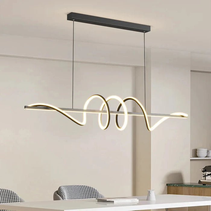 100cm Minimalist LED Hanging Light for Kitchen or Bar