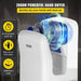 Automatic High-Speed Jet Hand Dryer Double-Sided Blade Washroom Dryer (silver) in a modern and sleek design with powerful drying capabilities