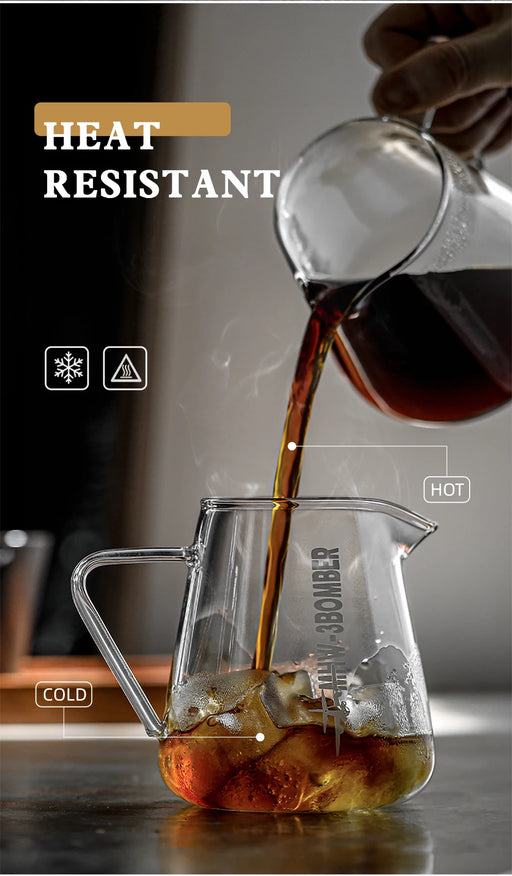 500ml coffee server with heat-resistant design
