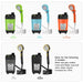 Compact and Portable Camping Shower Pump Blue 6000mAh Portable Outdoor Shower Kit with Digital Display