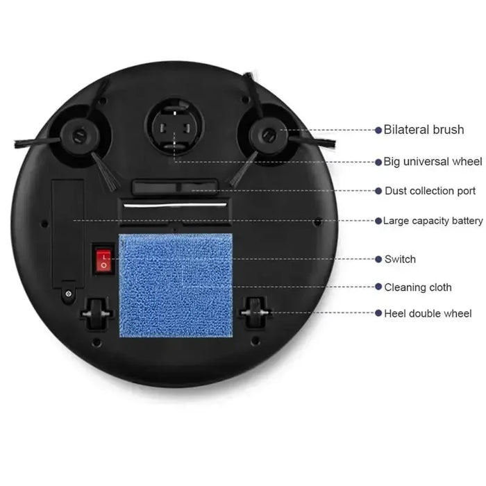 Automatic cleaning mode with one-button operation for easy use