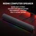 Redmi Computer Speaker 20 with USB-A and Type-C interfaces for easy connectivity