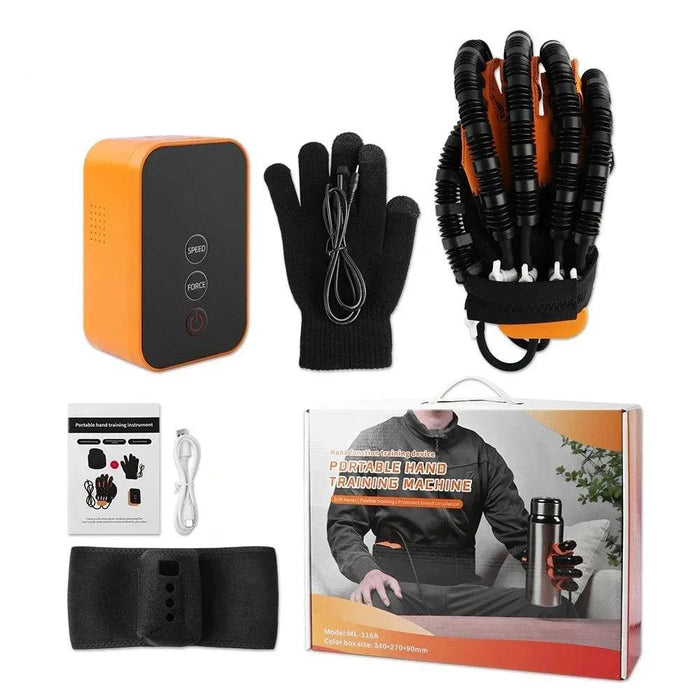 Rehabilitation Robot Glove for Finger Training and Stroke Recovery