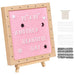 Stylish and Functional Letter Board with 3V LED Lights