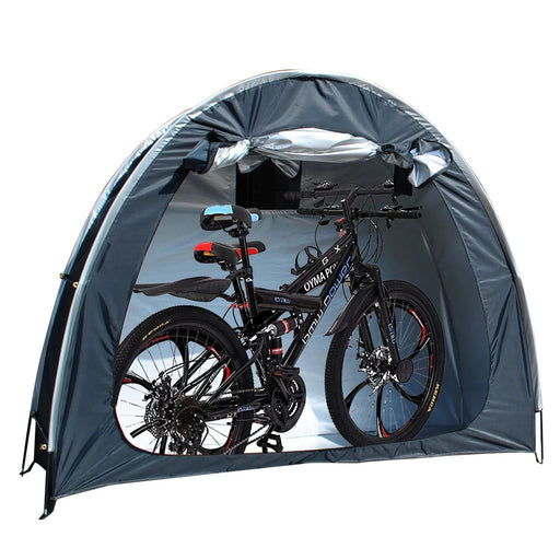 Waterproof outdoor bike storage tent made from 210D Oxford fabric