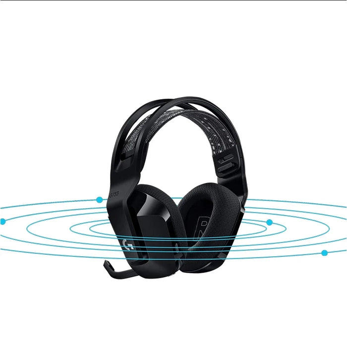 Wireless Gaming Headset with DTS 7.1 Surround & RGB Lighting black