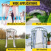 Elegant birdcage gazebo pergola in black or white for outdoor events and weddings