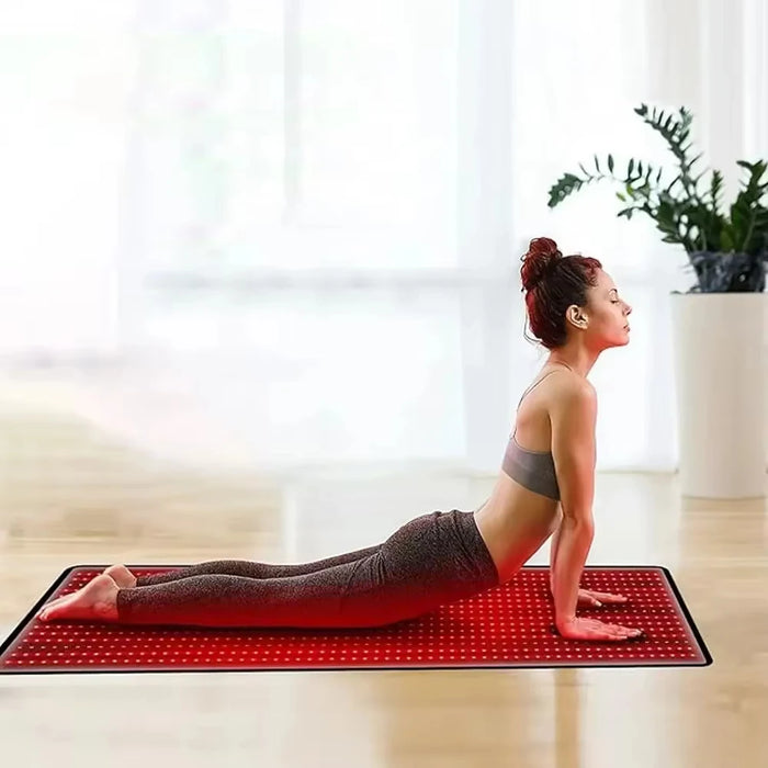 Red Light Yoga Mat for Relaxation and Muscle Recovery