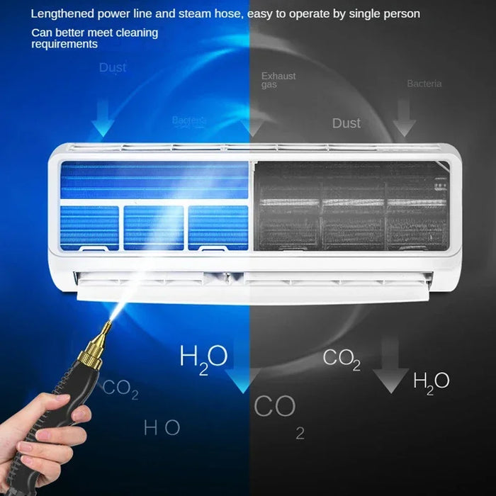 Handheld 2500W Steam Cleaning Machine for Kitchen & Car  orange