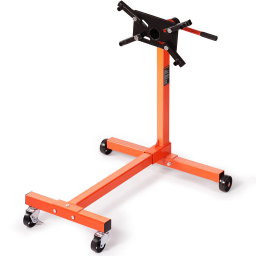 Engine Stand 1300 lbs Rotating Dolly 360° Adjustable Head for Auto Repair