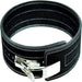 Premium leather weightlifting belt for maximum lower back support and stability