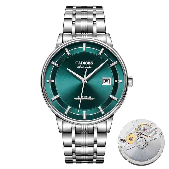 Stainless Steel Automatic Watch with Sapphire Crystal Glass