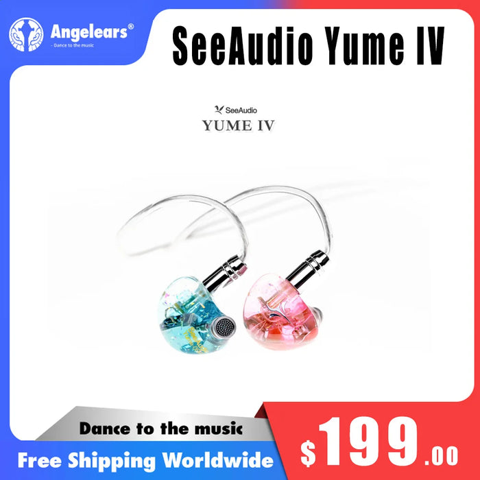 Hybrid HiFi In-Ear Headphones with Detachable Cable