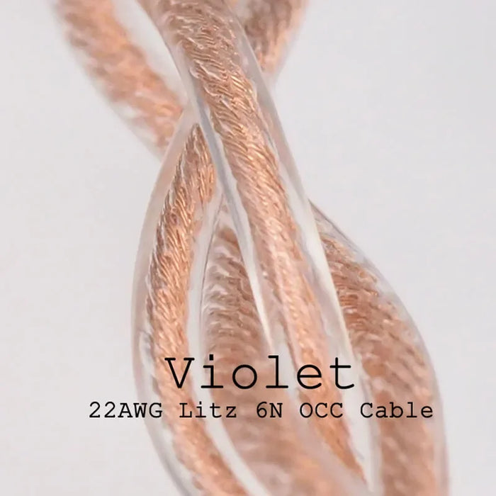 1.2m 6N OCC Earphone Upgrade Cable, 0.78mm Double Pin