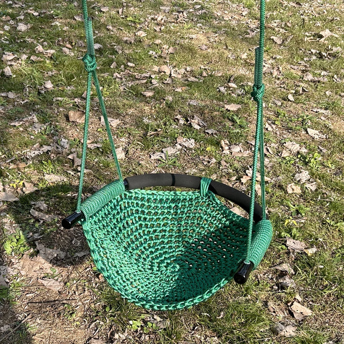 Children’s Hanging Swing Chair, Rope Seat, 100kg Capacity
