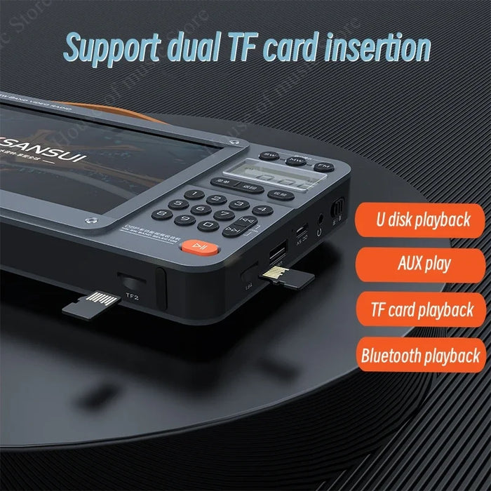 7-inch IPS screen speaker with Bluetooth 50 and 1200mAh battery