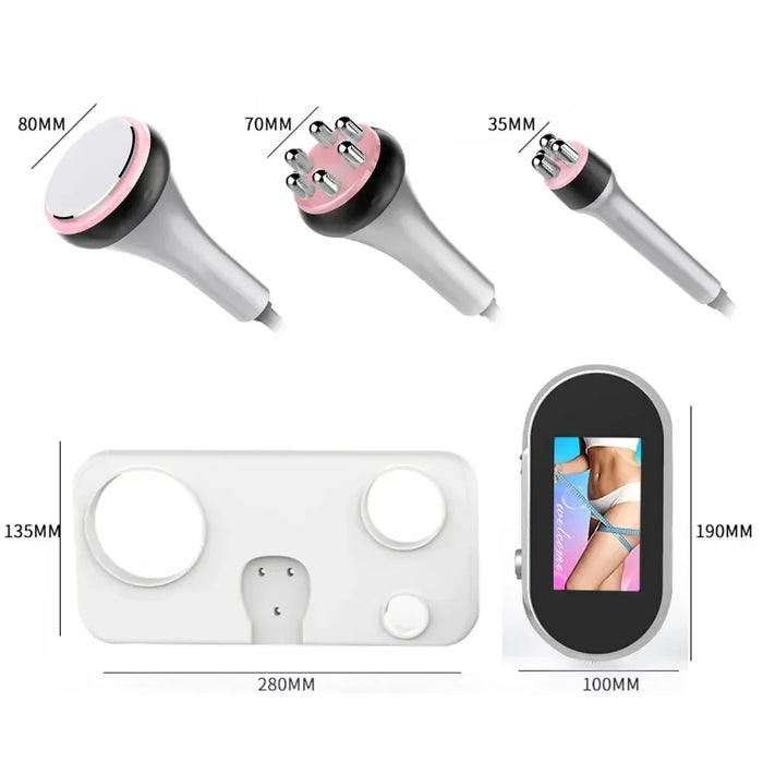Ultrasonic Cavitation RF Slimming Machine – White, Fat Reduction & Skin Tightening
