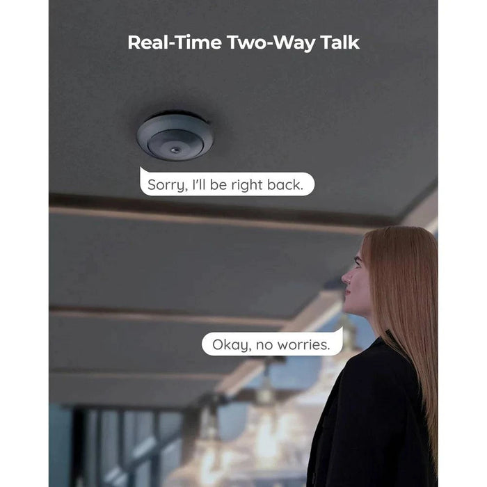  High-definition video with 6MP CMOS sensor 