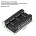 Picatinny Arca-Swiss Rail Plate | CNC Aluminum Tripod Adapter, FGP-65 for versatile camera mounting