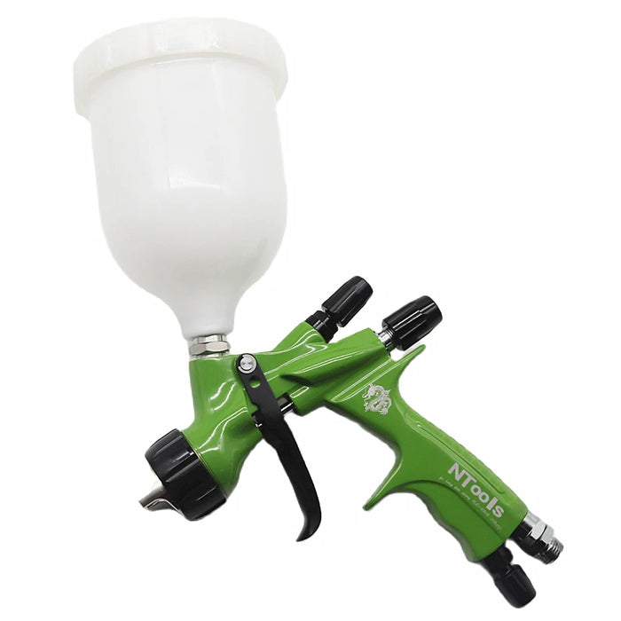 13mm HVLP Green Air Paint Spray Gun for Car Repairs: High-quality automotive paint sprayer for professional car repair projects