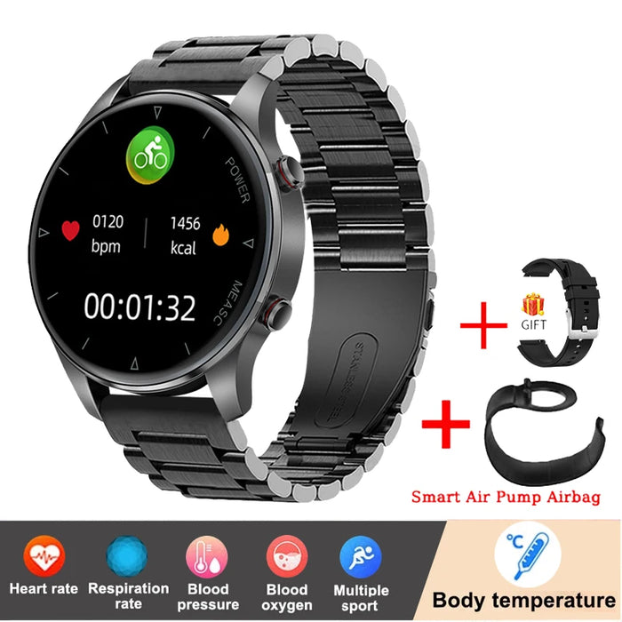 1.3" AMOLED Smart Watch – AI Health Monitor, Blood Oxygen, Glucose, ECG