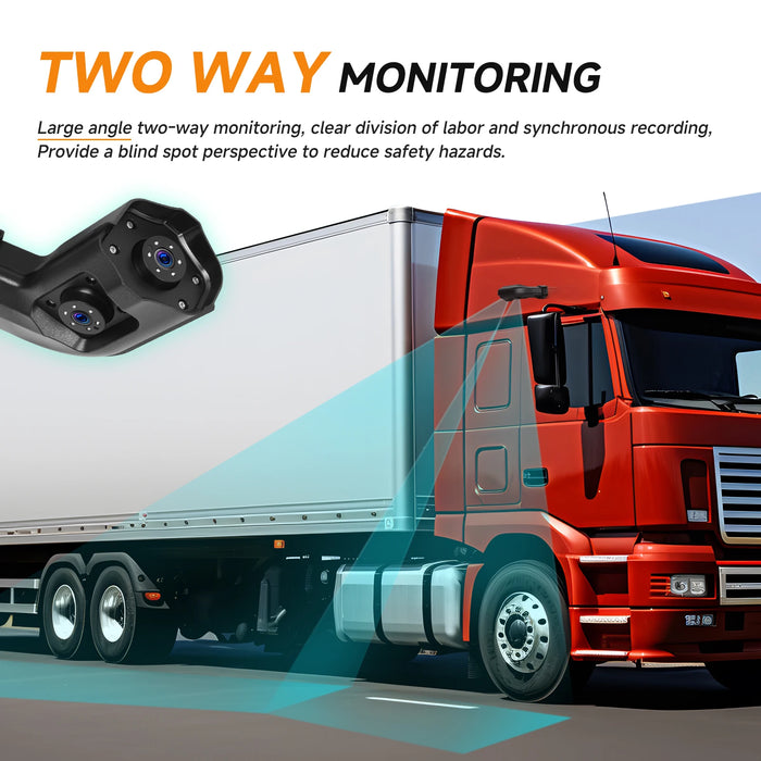 10.36" Right Blind Spot Monitor with Dual Cam DVR
