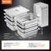  CE Certified 6V 201 Stainless Steel Hotel Food Pans and Lids
