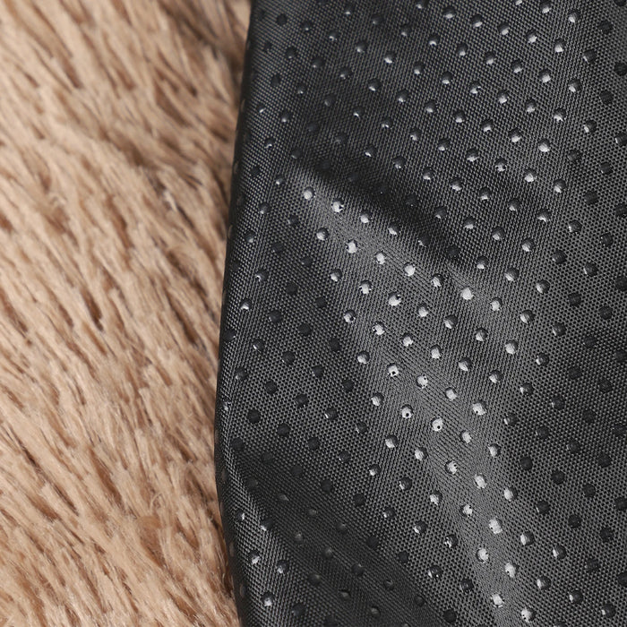 Machine washable XL pet bed in classic coffee color