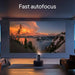 3D 4K Mini Portable Projector with Auto Focus - FLUXA