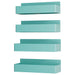 Versatile Use Magnetic Kitchen Storage Shelves for Spices and Jars