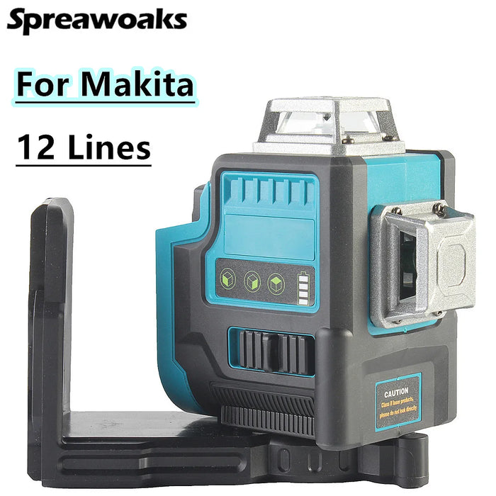 Self-Leveling 3D Laser Level for Indoor & Outdoor Use Battery Not Included