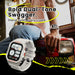 Smartwatch with GPS, Bluetooth calls, Alexa, heart rate, and SpO₂ tracking