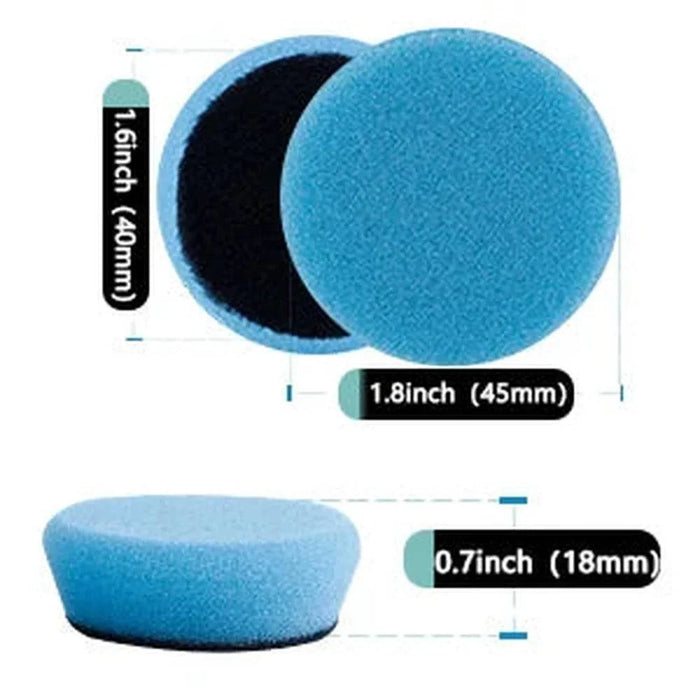 32Pcs T-Shape Car Detail Polishing Pads - Wool Buffing Pads for Car Polisher & Electric Drill (1 Set-M16 Thread) - FLUXA