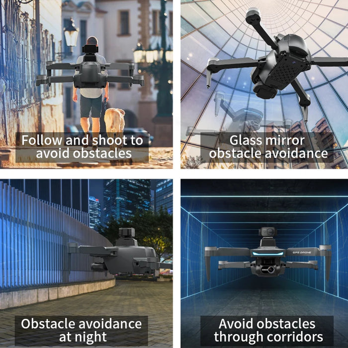 4K GPS Drone with 2-Axis Gimbal & Obstacle Avoidance