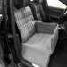 Durable and waterproof black pet car seat cover for cats and puppies