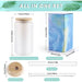 Set of four 473 ml sublimation tumblers with bamboo lids for DIY gifts and personalized iced drinks and coffee cups