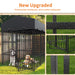 Large Dog Kennel Pet Welded Metal Playpen, Outdoor/Indoor Animal Cage - S - Spacious and durable outdoor/indoor animal cage for large dogs